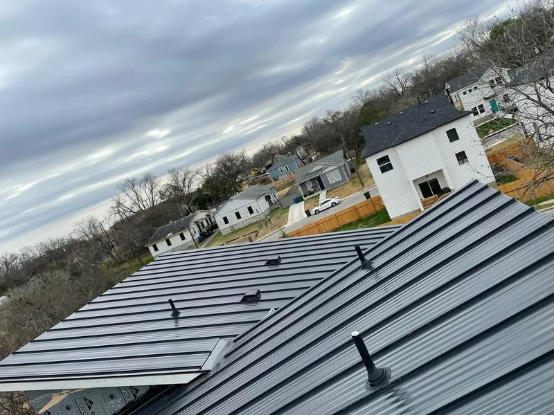 Standing seam metal roof panels with vents for Skylight Repair in Opelika